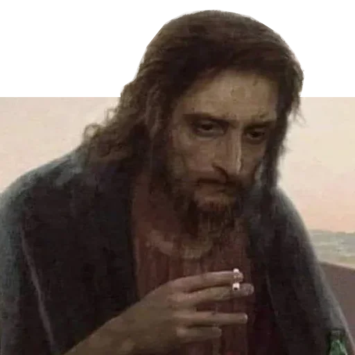 jeesus tupakka kädessä